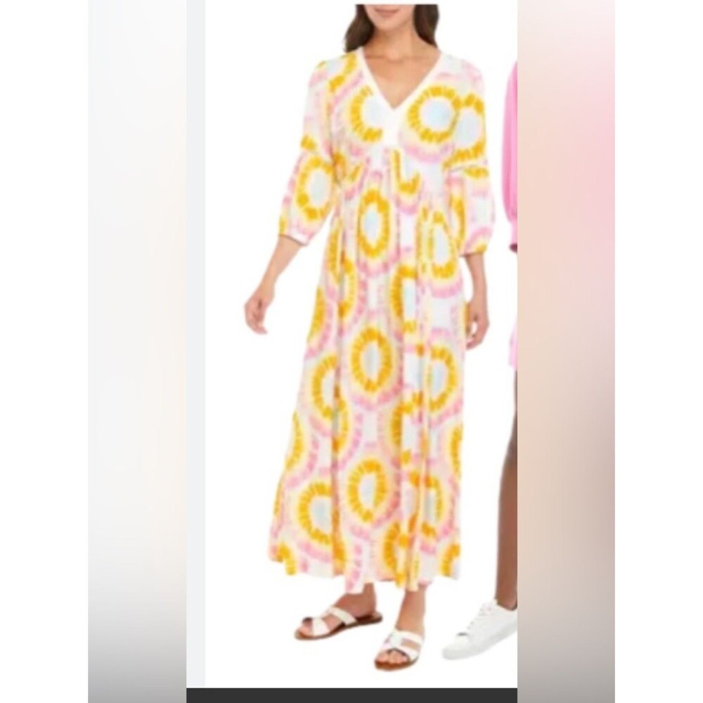 Crown & Ivy size xl Tie-Dye Maxi Dress